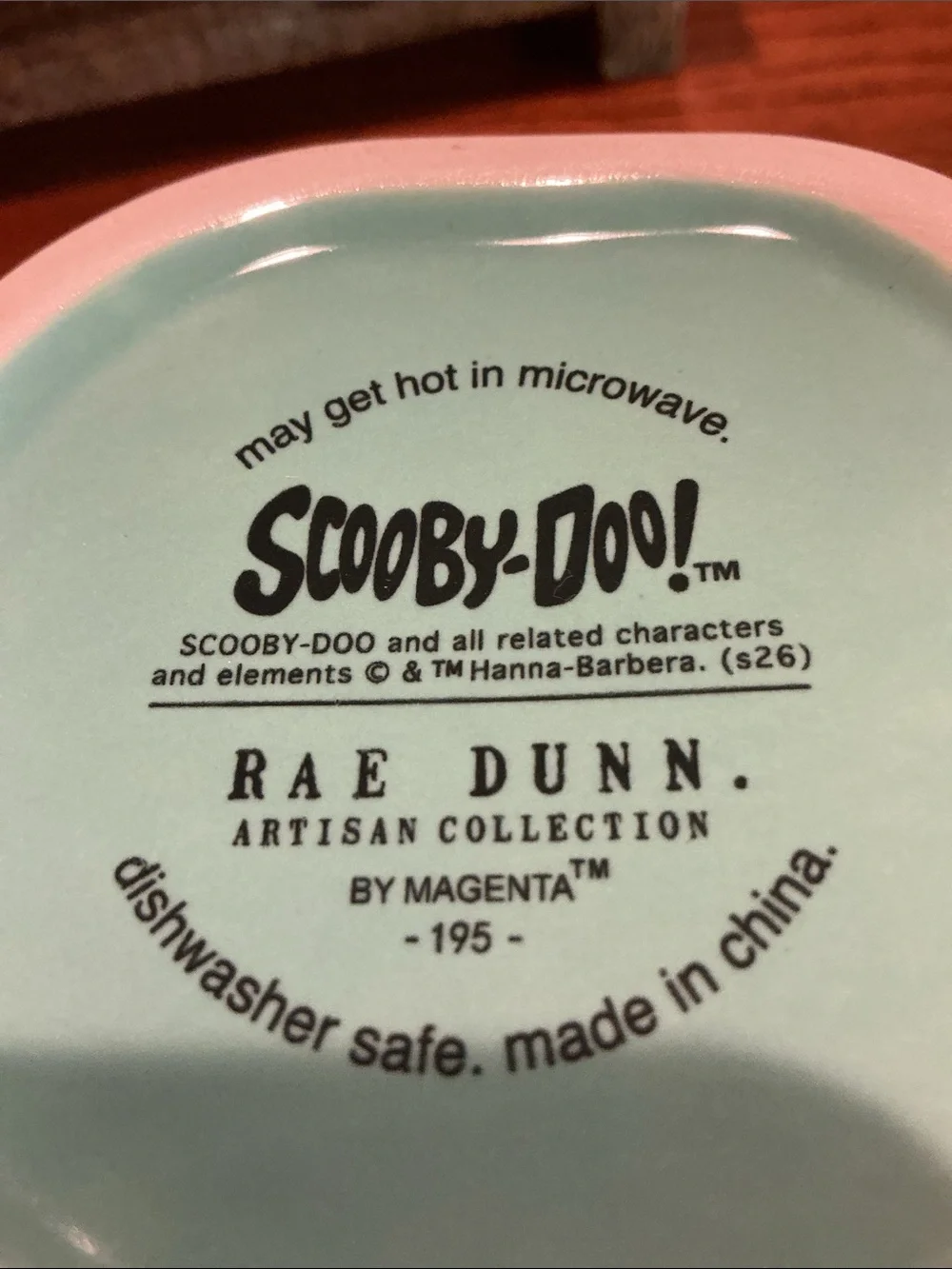 Rae Dunn Scooby Doo Teal Mug